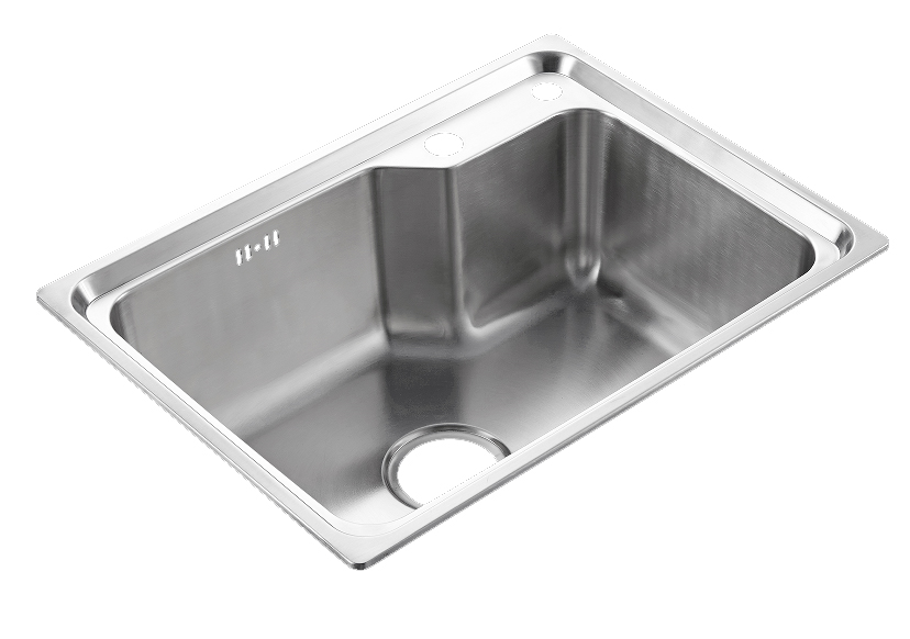 Brushed Nickel Square Kitchen Sink