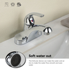 Samliyu Chrome Bathroom Basin Faucet Tap Mixer Hot Cold Basin Water Tap Bath And Shower Washroom Faucets