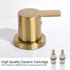 SLY Deck-mounted Double Handle Faucet Basin Faucet