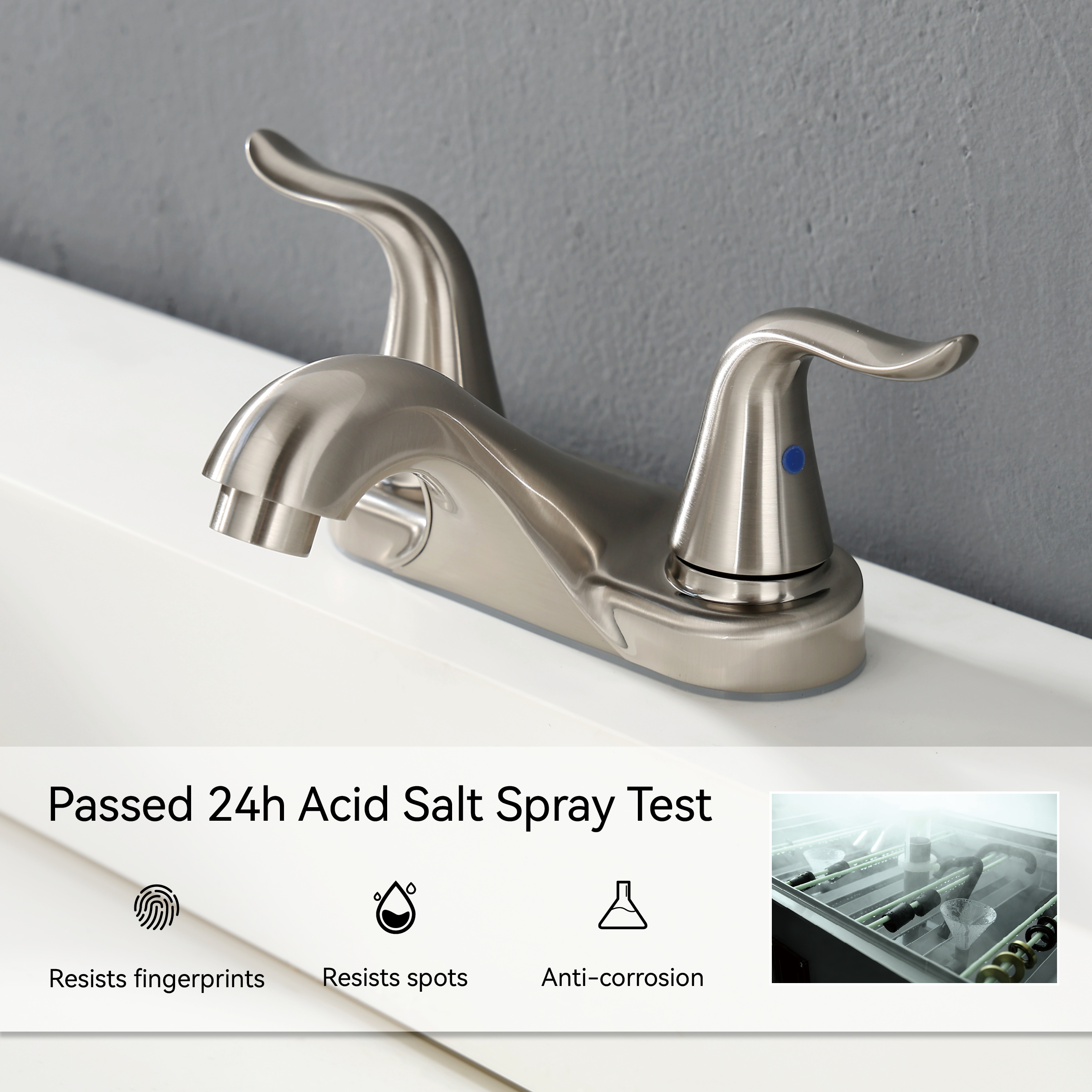 Two Handle Bathroom Luxury Chrome Brass 4 Inch Faucet Best Faucet 