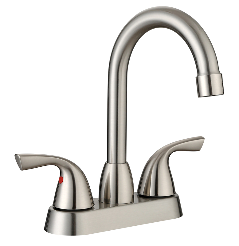 SLY Two Handle Wash Basin Faucet Mix Hot And Cold Water Set Faucet