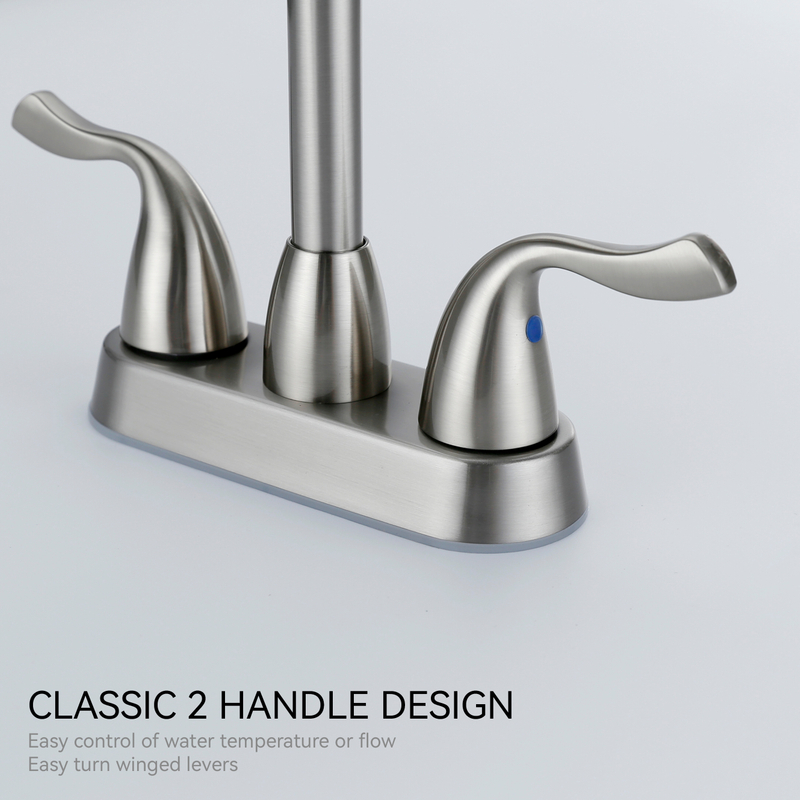 SLY Double Headed Handle Basin Faucet Bathroom Faucet