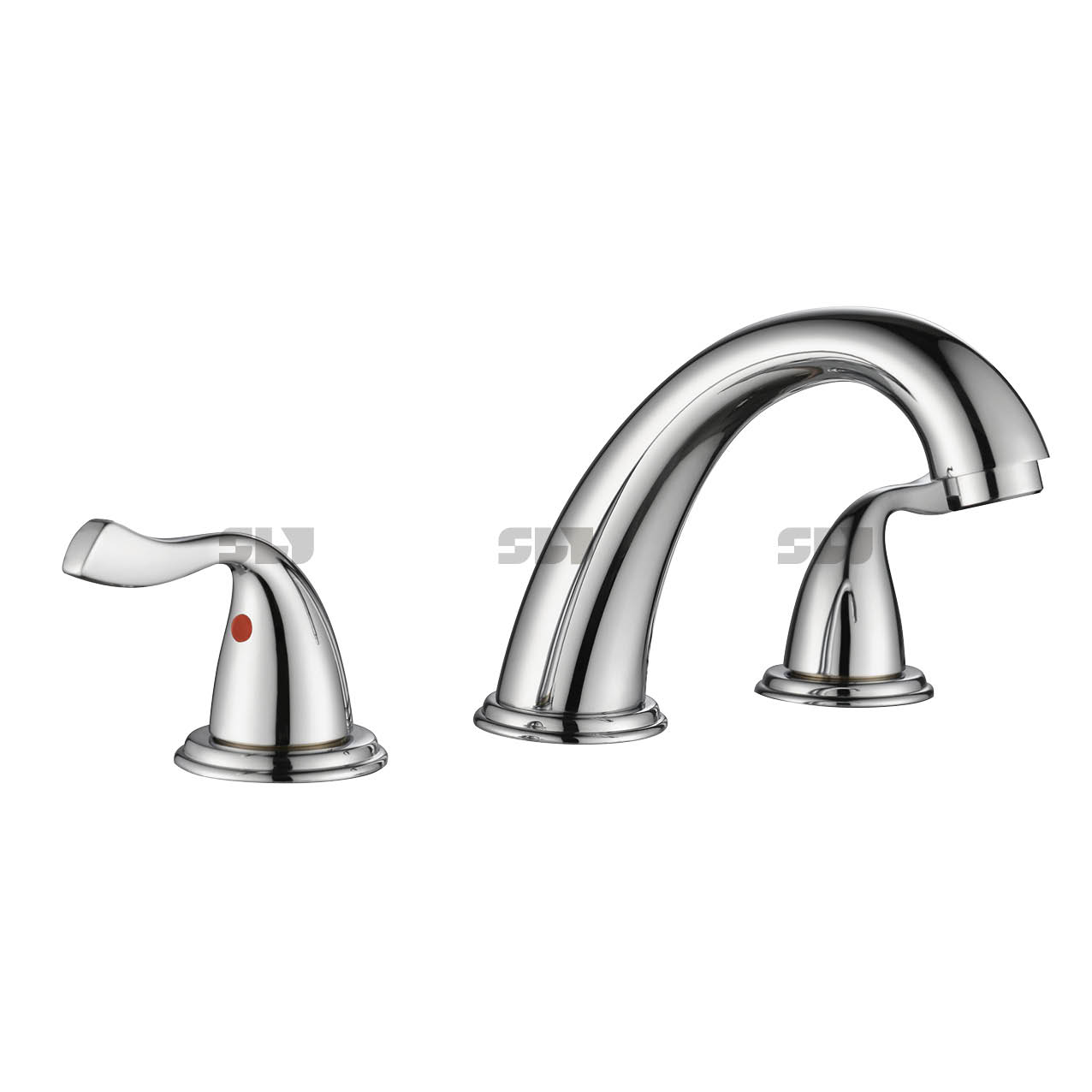 SLY 8 Inch Bathroom Faucet Basin Mixer Double Handle Widespread Basin Faucet