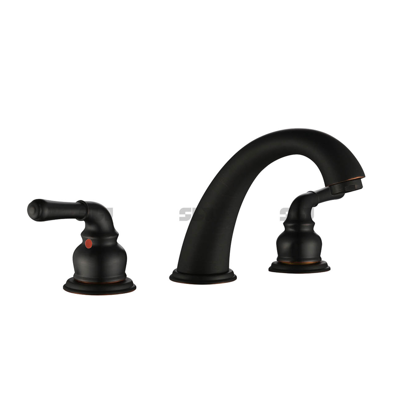 SLY Double Handle Hot And Cold Mix Faucet Bathroom Faucet