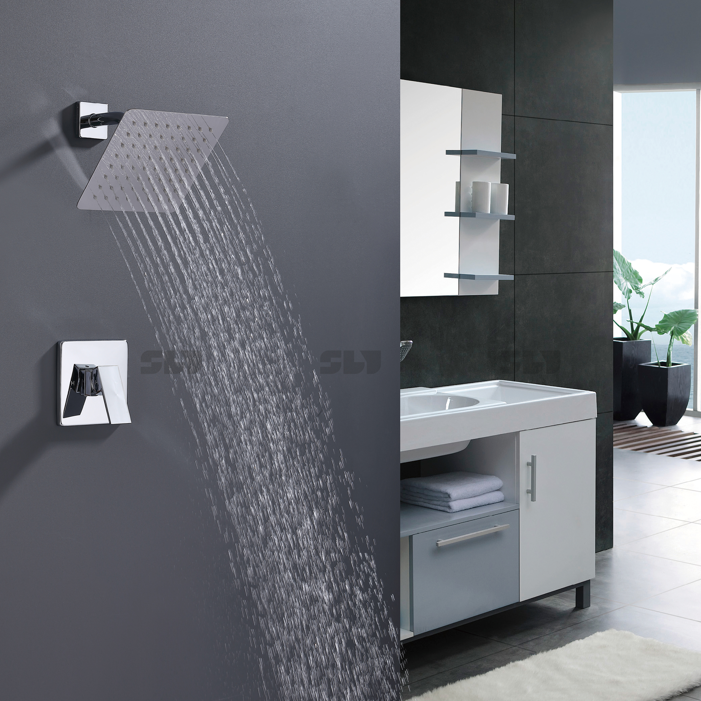 Shower Mixer Faucet System Set