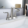 Factory Wholesaler Double Handle Bathroom Faucet Water Faucet Home Sink Faucet 