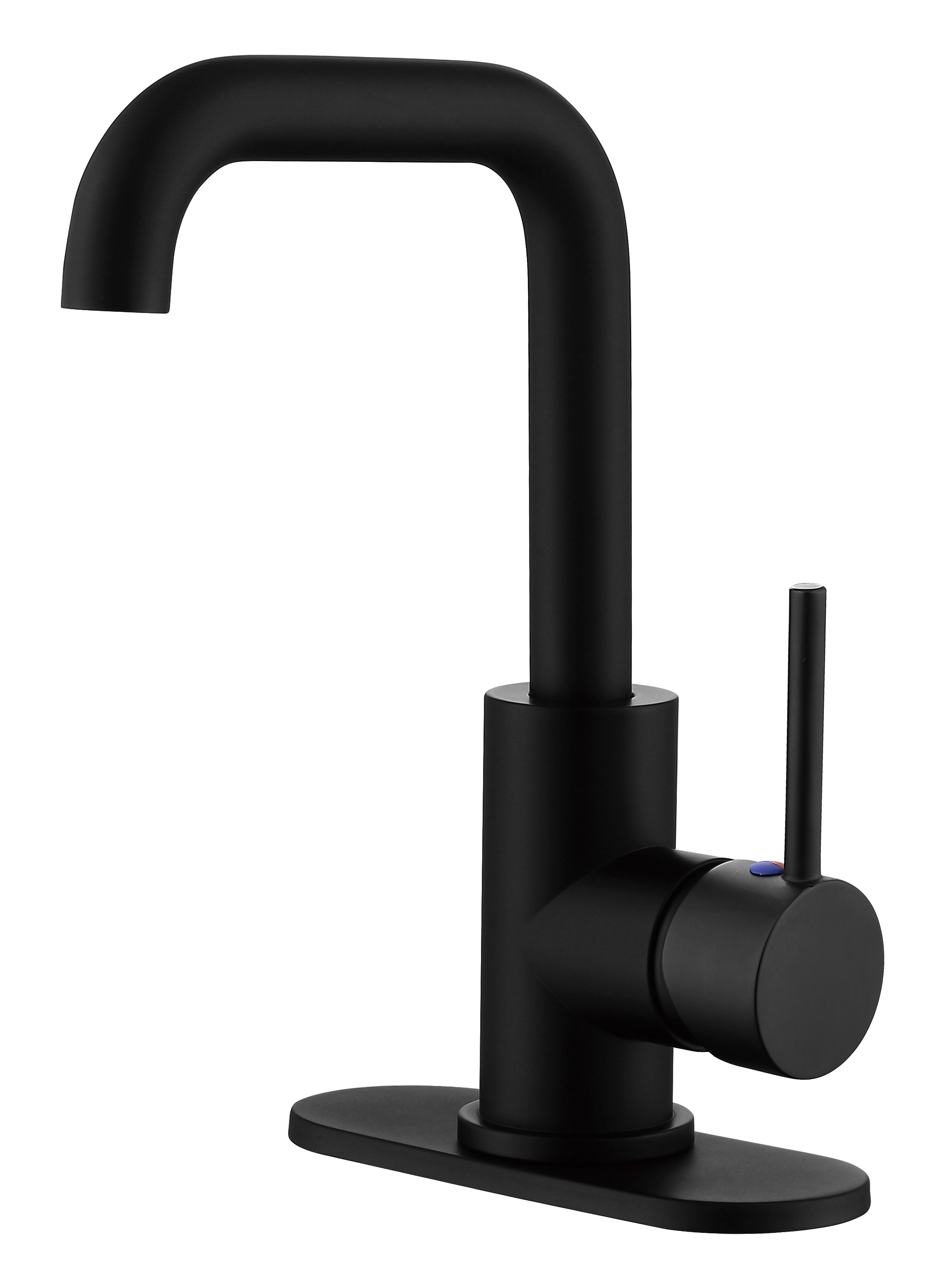 SLY Stainless Steel Single Hole Bathroom Faucets One Handle Bathroom Centerset Faucet
