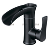 SLY High Quality Stainless Steel Matte Black Single Hole Basin Faucet for Hotel Bathroom