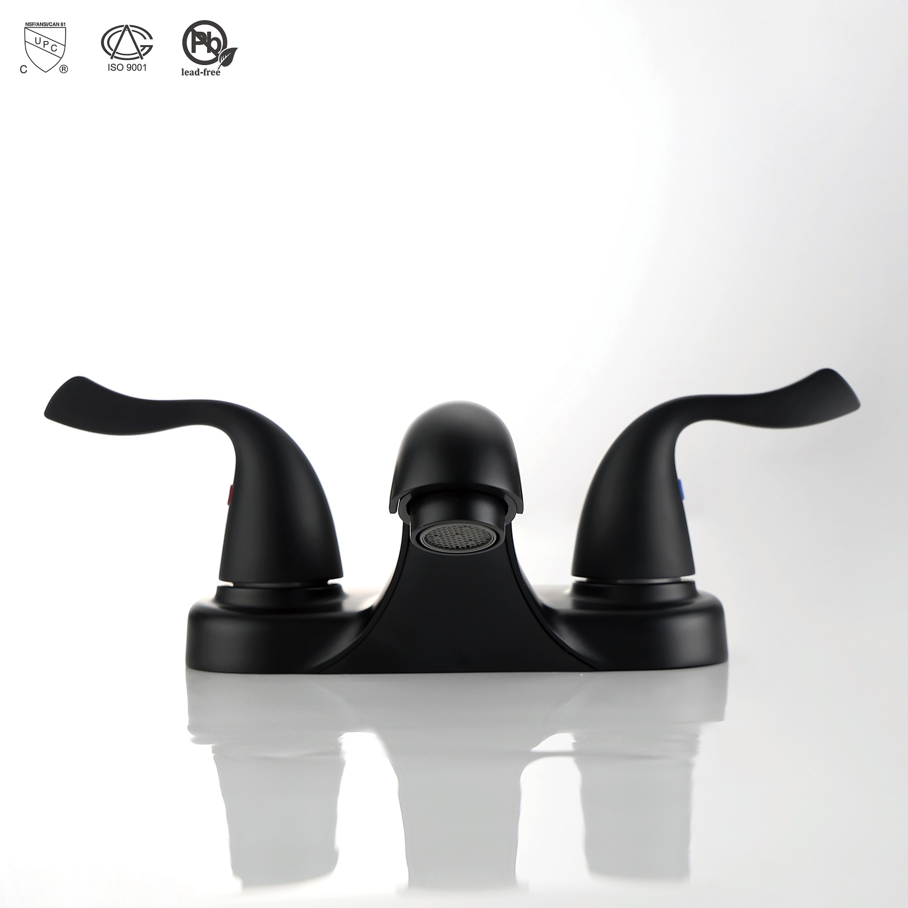 SLY Brushed Nickel Modern Bathroom Sink Deck Mount Countertop Wash Basin Faucet