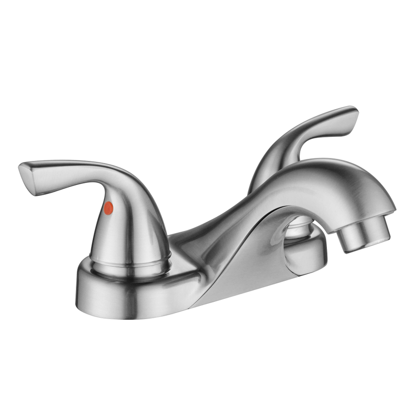 SLY Brushed Nickel Bathroom Taps Basin Mixer Faucet