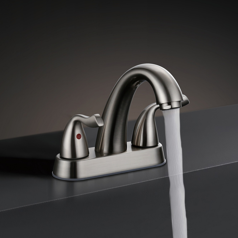 SLY Brass Modern Kitchen Bathroom Faucets Taps Basin Mixer with Single Handle Hole