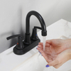 SLY Zinc Matte Black Bathroom Faucet for Bathtub Taps Basin Mixer