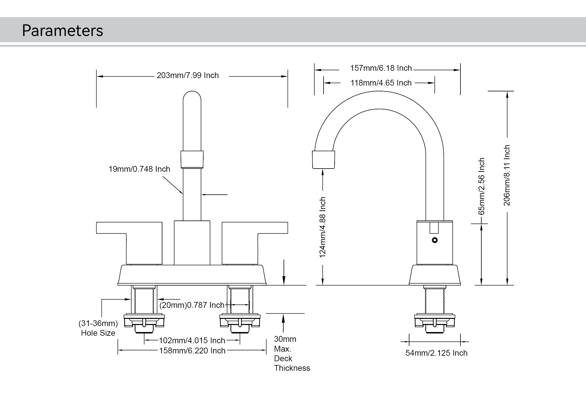 brushed brass bathroom faucet