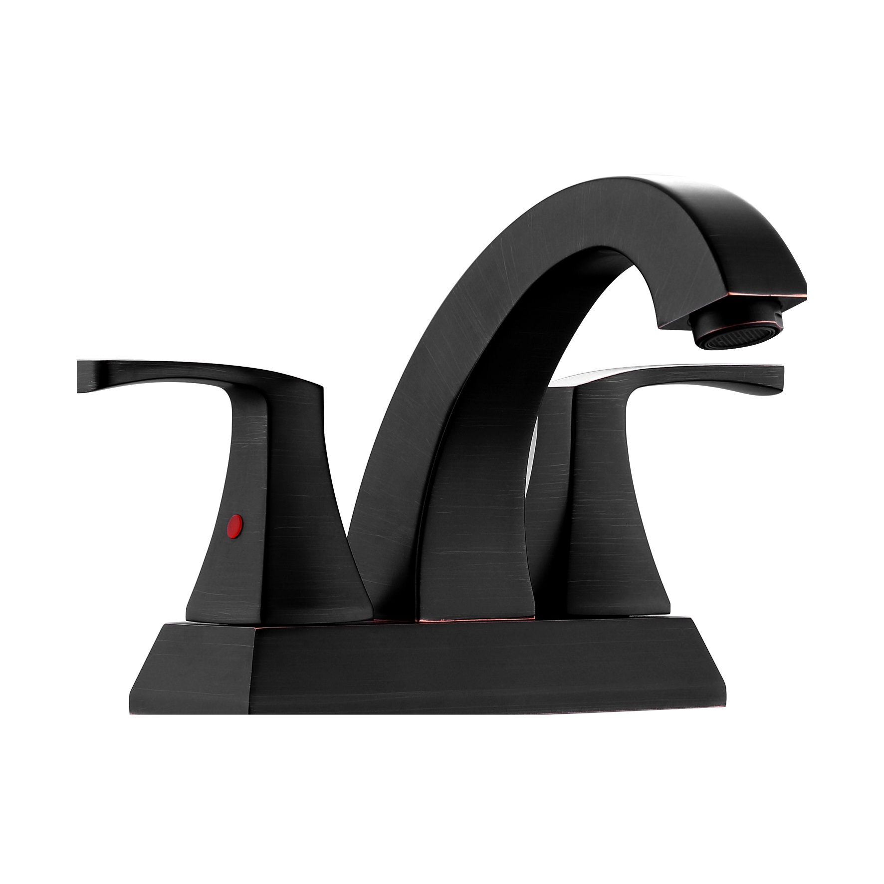 SLY Brushed Nickel Bathroom Sink Faucet Deck Mount One Hole Faucet