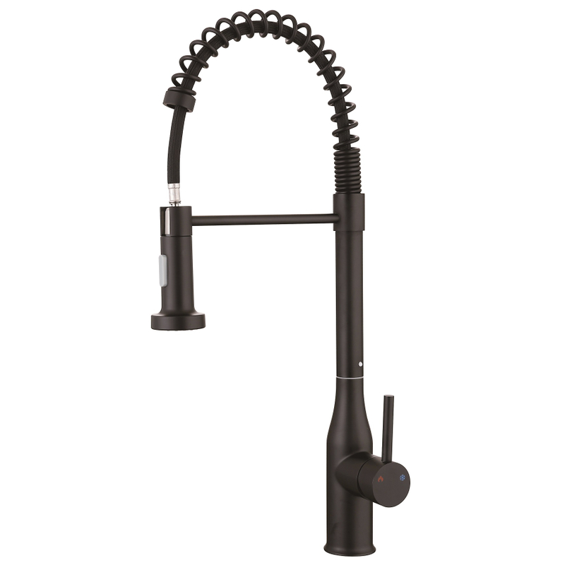 SLY Brass 360 Rotation Pull Out Kitchen Faucet