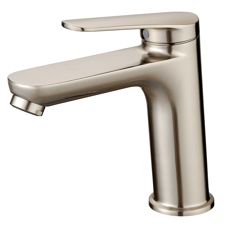 SLY Chrome Square Design Single Cold Tap Black Basin Faucet Bathroom Tap Zinc Alloy Sink