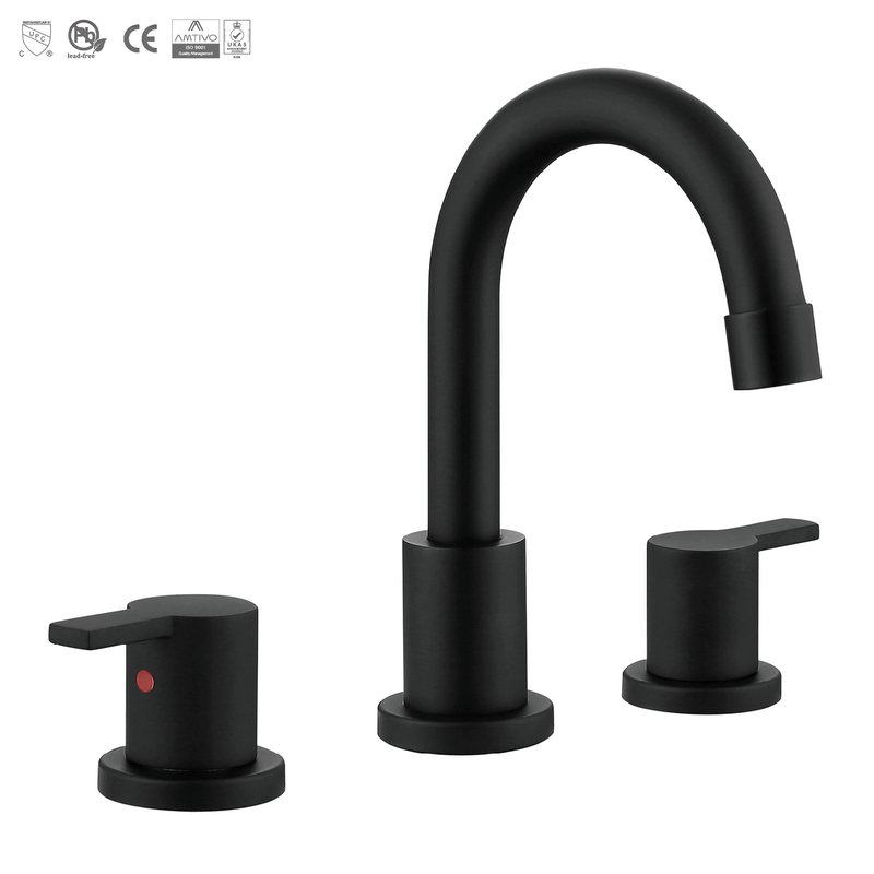SLY CUPC Double Handle Faucet Bathroom Faucet 8 inch bathroom faucets​ 