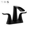 Samliyu Brushed Nickel Brass Bathroom Faucet Mixer Tap Single Hole Bidet Faucet Mixer Tap 