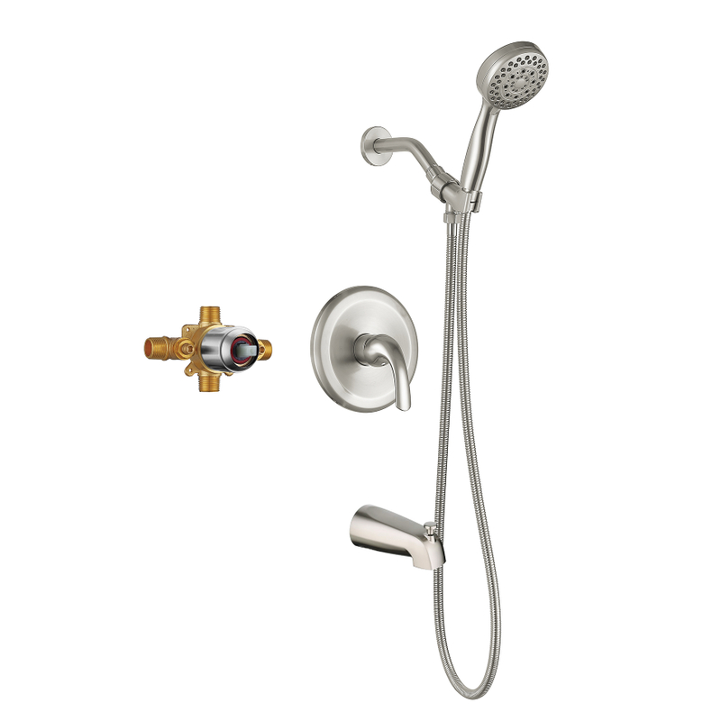 Single Handle Chrome Bathroom Shower