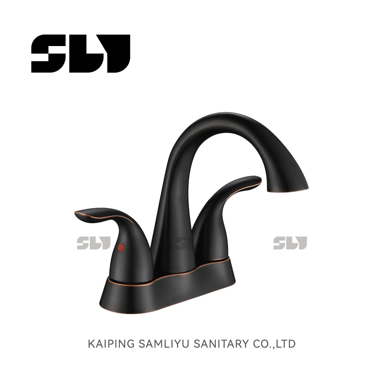 black bathroom faucet