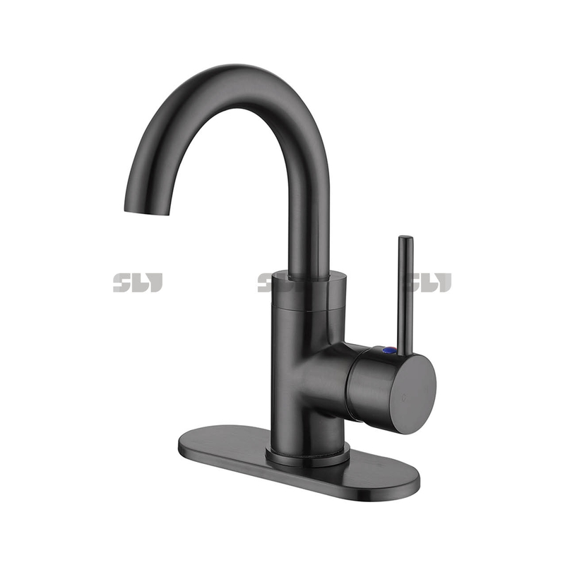 SLY Modern CUPC Bathroom Basin Faucet Deck Mounted Single Chrome stainless steel Toilet Mixer Basin Faucet 