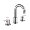 SLY CUPC Double Handle Faucet Bathroom Faucet