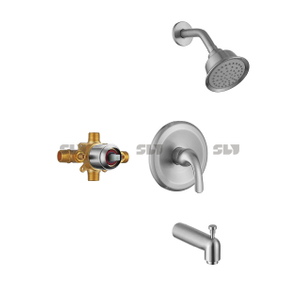 SLY Shower Head Luxury Wallmounted Shower Contemporary Bathroom Shower Set 