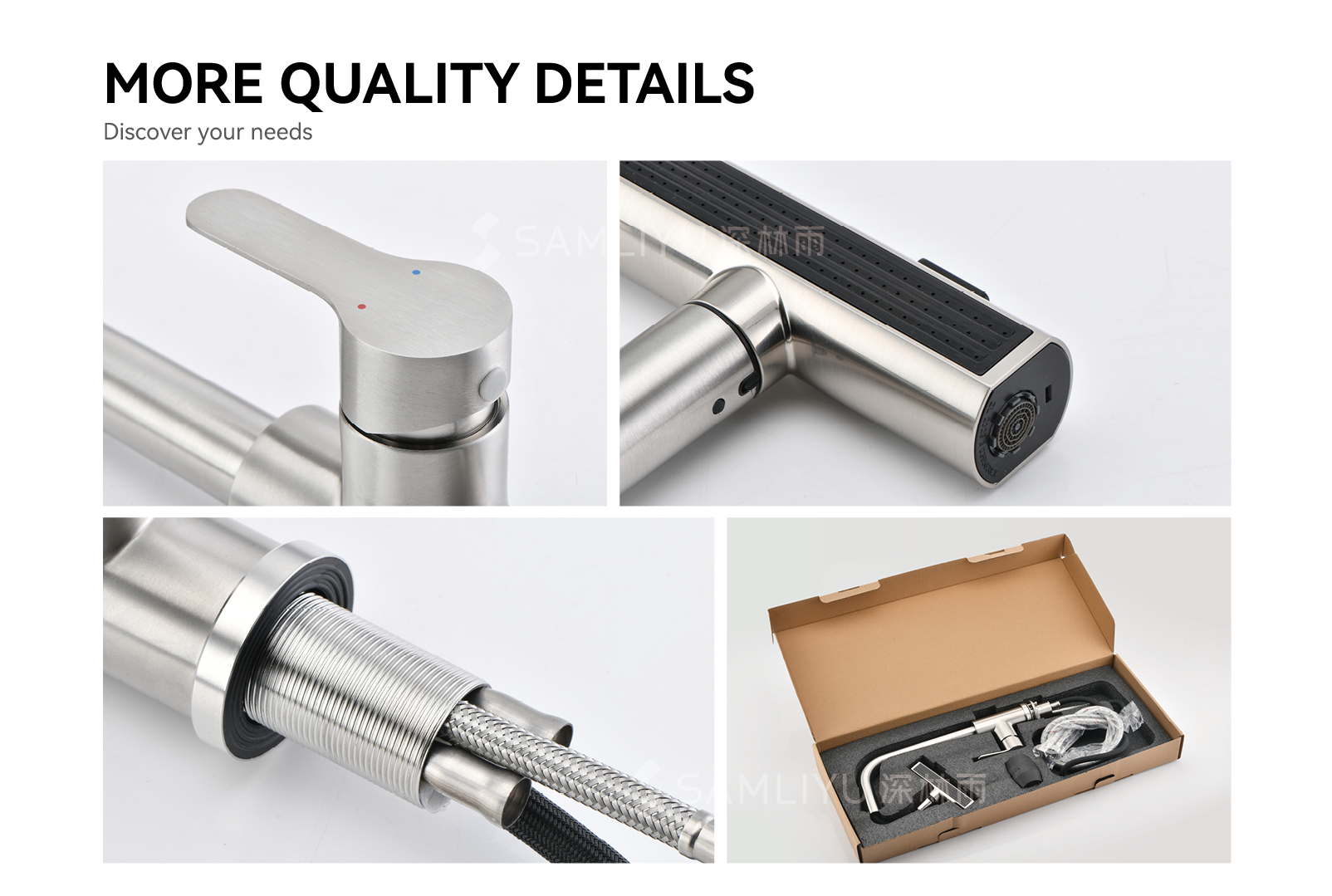 brushed nickel kitchen faucet