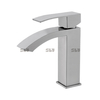 SLY Basin Faucet Bathroom Stainless Steel Single Handle Washroom Faucet 
