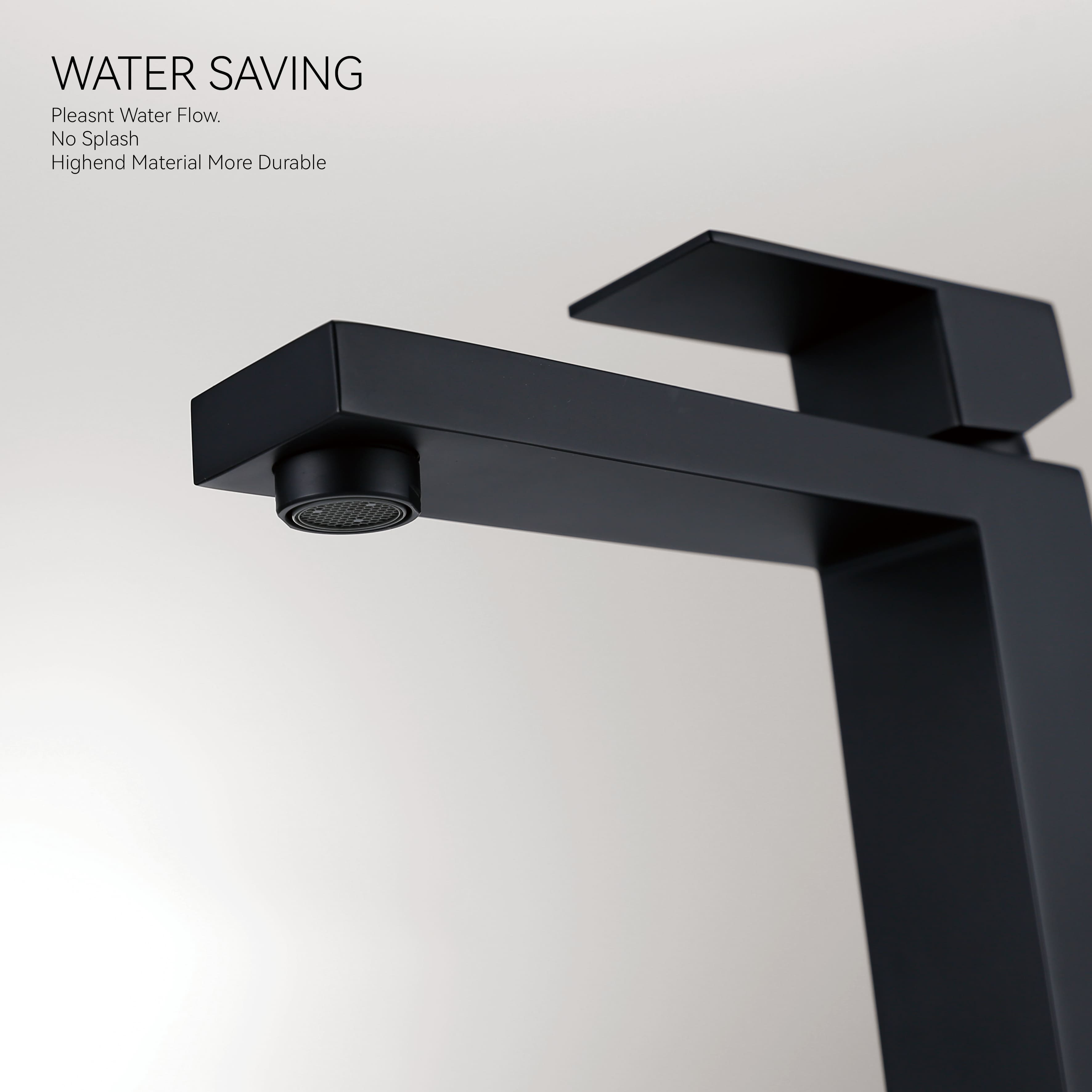 SLY Brass Black Best Quality Brass Single Hole Basin Faucet Hot And Cold Water Mixer Bathroom