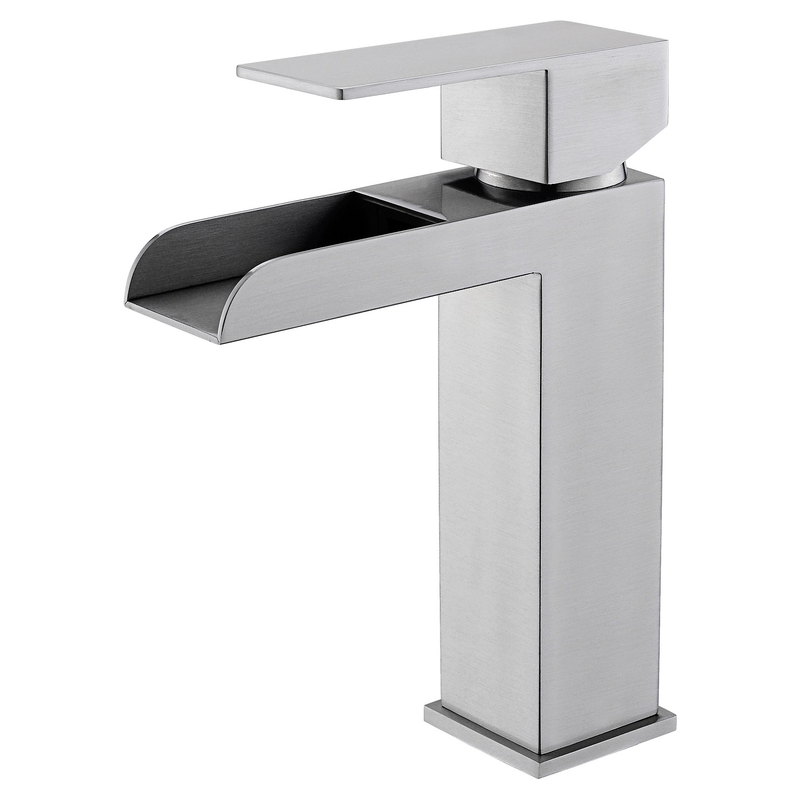 SLY Stainless Steel Single Handle And One Hole Bathroom Sink Mixers Taps Basin Faucet Modern Contemporary 