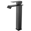SLY Brass Matte Black Single Hole Mounted Brass Hot And Cold Water Bathroom Faucet Mixer