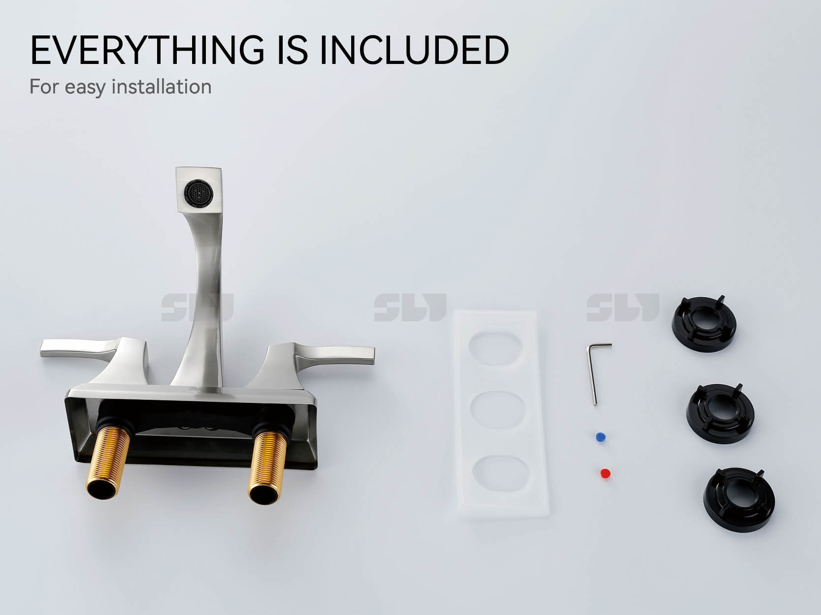 hot/cold basin faucet