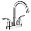 SLY Bathroom Faucet Brushed Nickel Bathroom Sink Faucet Vanity Faucet