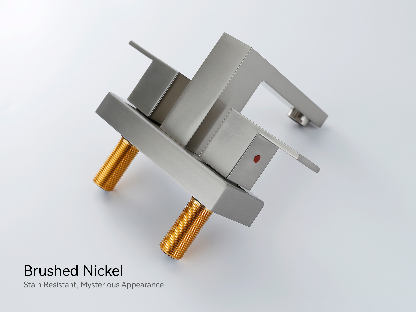 brushed nickel bathroom faucet