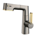 Brushed Gun Metal+Gold