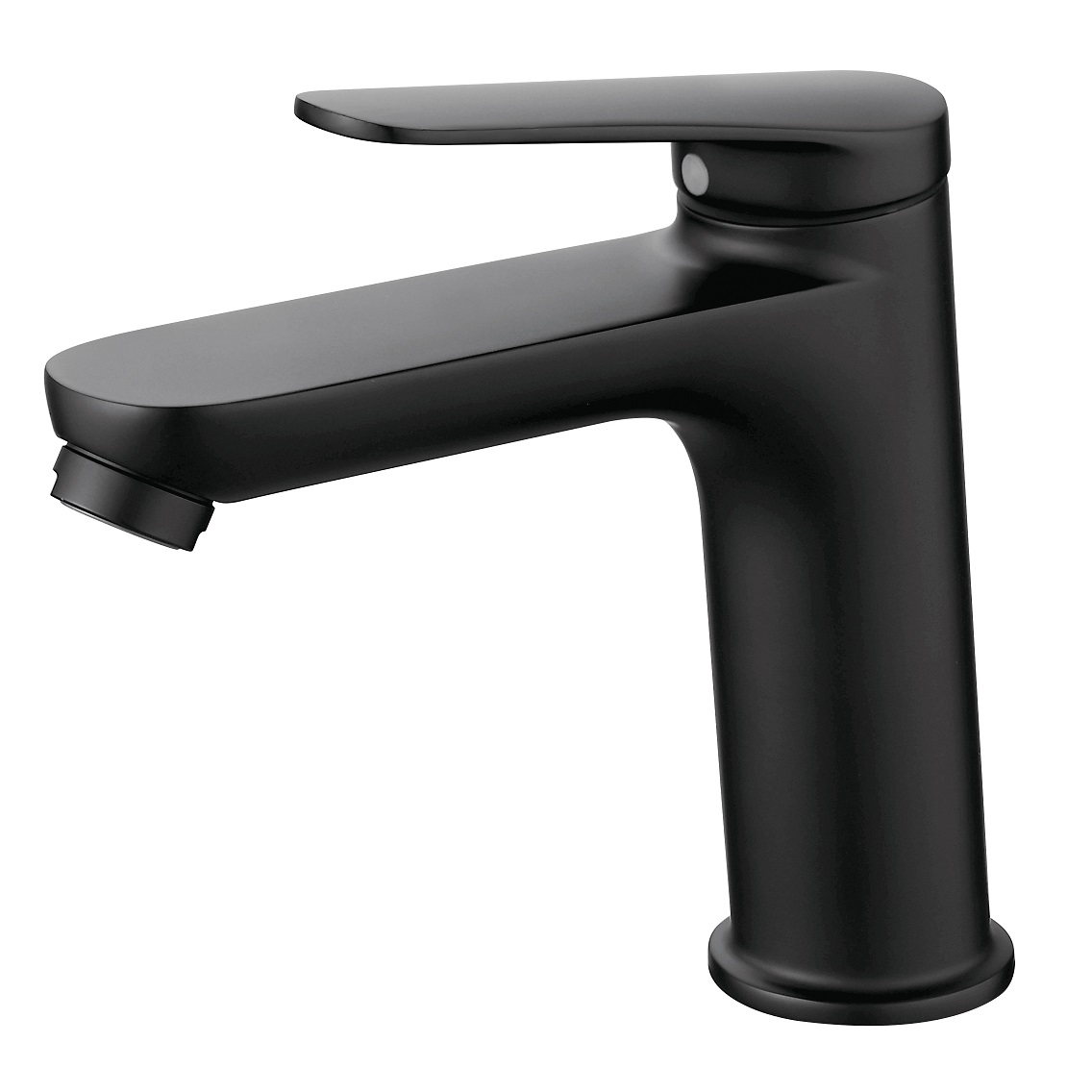 SLY Chrome Square Design Single Cold Tap Black Basin Faucet Bathroom Tap Zinc Alloy Sink