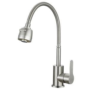 chrome kitchen faucet