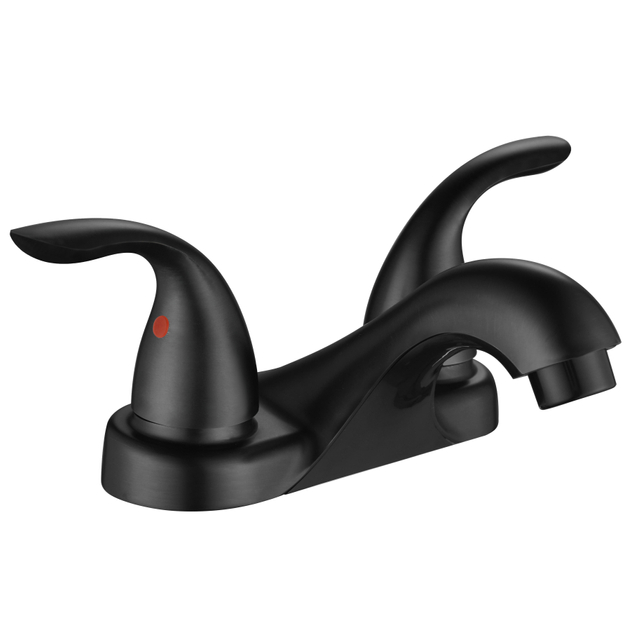 SLY Dual Handle Hot And Cold Mix Bathroom Faucet