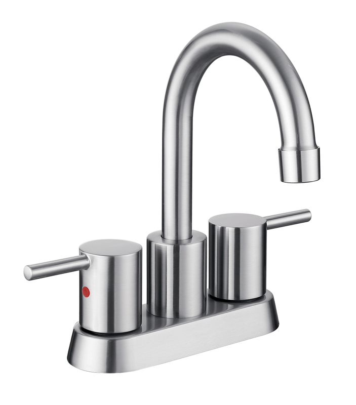 SLY Sanitary Ware Brushed Gun Metal Grey CUPC Bathroom Sink Faucet