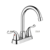 SLY Bathroom Basin 2 Handle Hot And Cold Water Spout Sink Mixer Tap