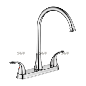 SLY 8 Inches Dual Handle Kitchen Faucet with Chrome