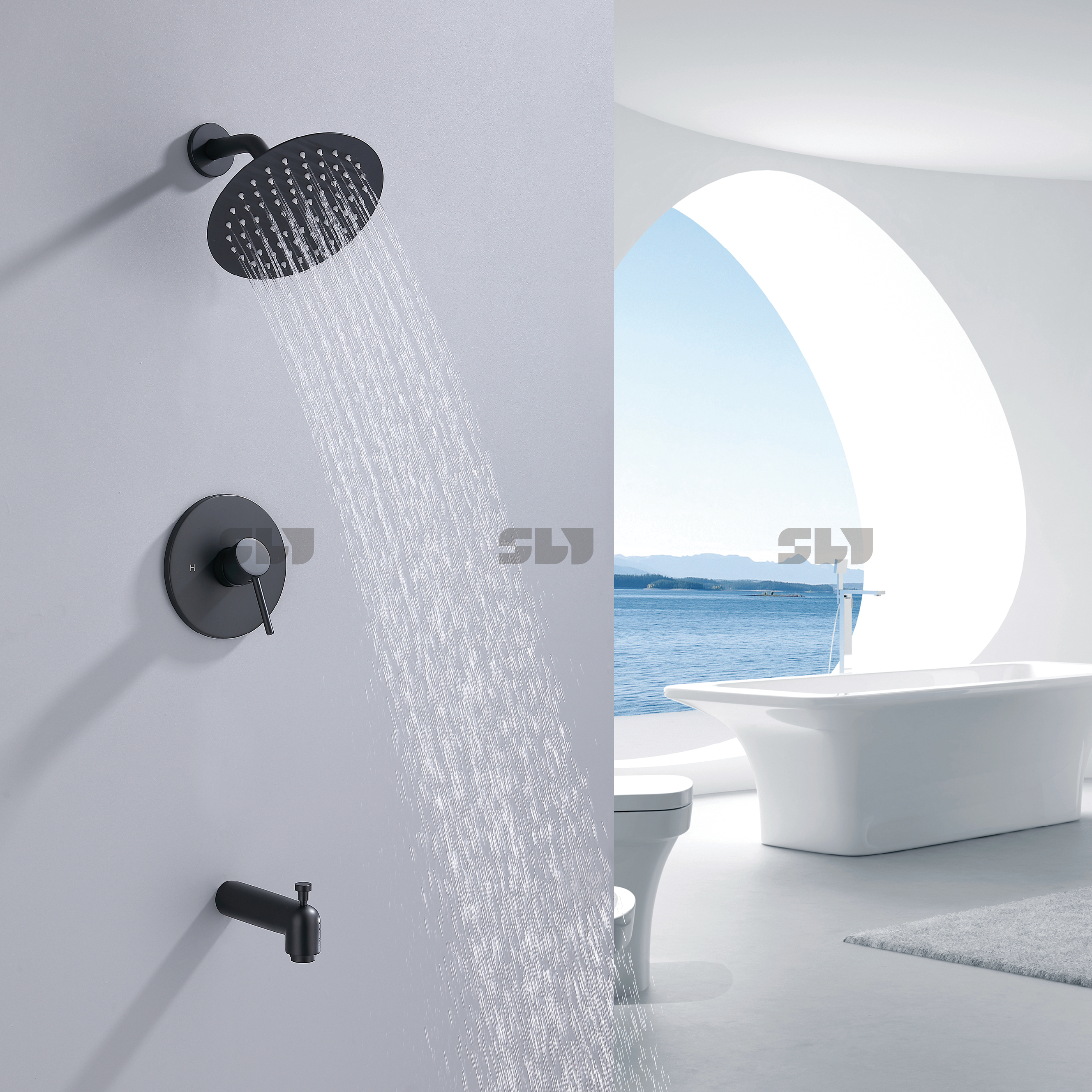Two Function two function concealed shower set