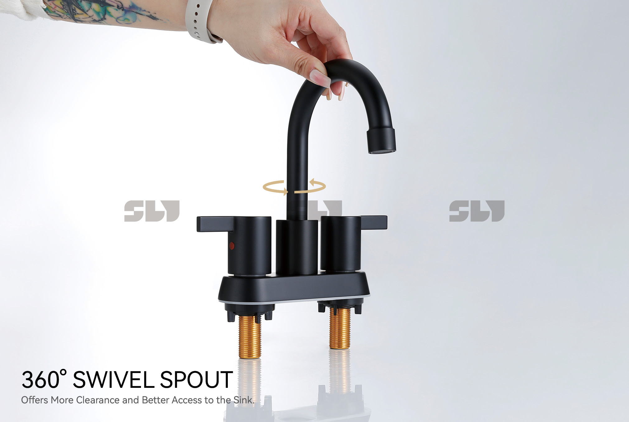 Double Handle Basin Faucet