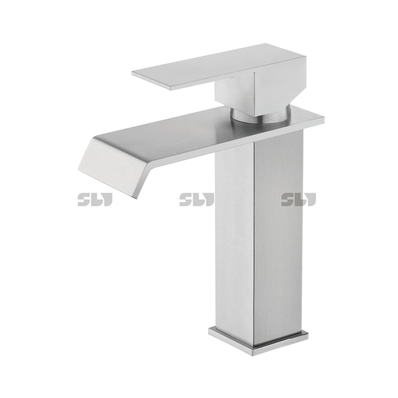 SLY Bathroom Modern Faucet Single Hole Stainless Steel Faucet 