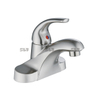 SLY Sink Bathroom Hot Cold Face Basin Luxury Chrome Brass Faucet 4 Inch Bathroom Faucet