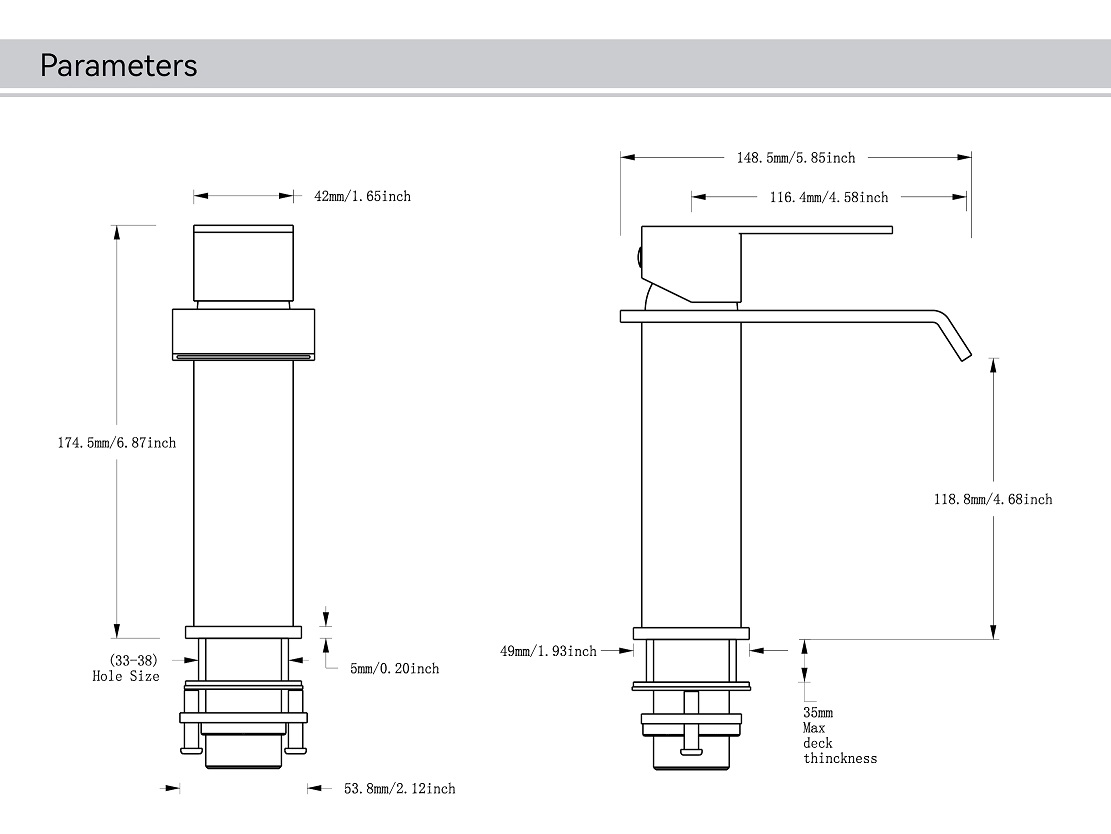 black faucets for the bathroom