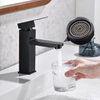 SLY Brass Matte Black Discount Bathroom Single Lever Faucet Taps