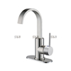SLY Best-selling Luxury Bathroom Sink Faucet Single Handle Hole Basin Faucet