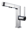 SLY Zinc Brushed Gun Metal Modern Bathroom Single Hole Handle Sink Faucets Mixers Taps